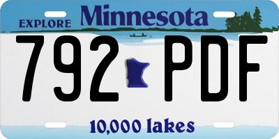 MN license plate 792PDF