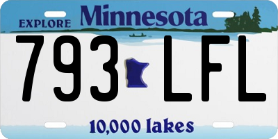 MN license plate 793LFL