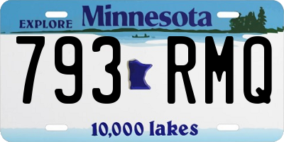 MN license plate 793RMQ