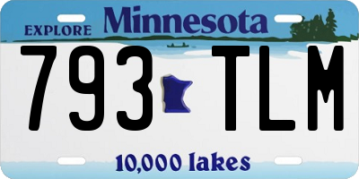 MN license plate 793TLM