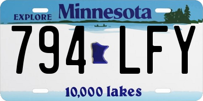 MN license plate 794LFY