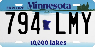 MN license plate 794LMY