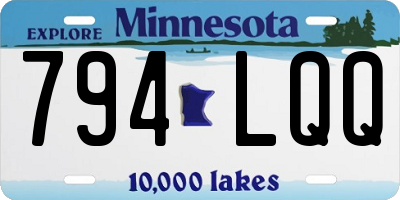 MN license plate 794LQQ