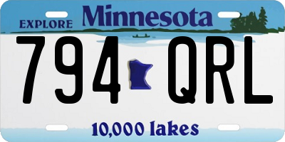 MN license plate 794QRL
