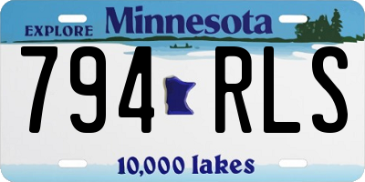 MN license plate 794RLS