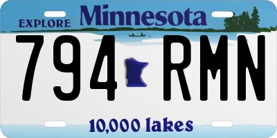 MN license plate 794RMN