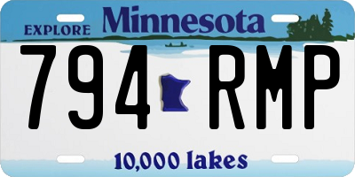 MN license plate 794RMP