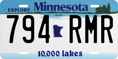 MN license plate 794RMR