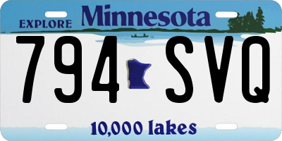 MN license plate 794SVQ