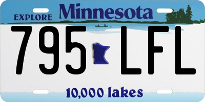 MN license plate 795LFL