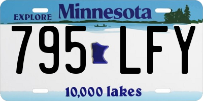 MN license plate 795LFY
