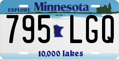 MN license plate 795LGQ
