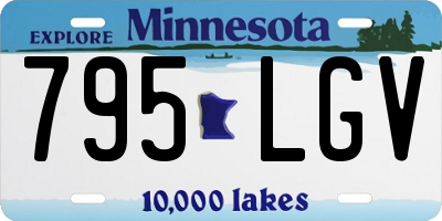 MN license plate 795LGV