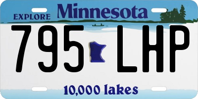 MN license plate 795LHP