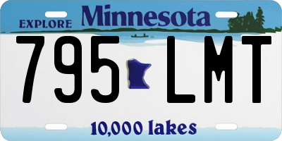 MN license plate 795LMT