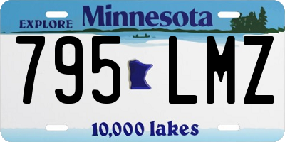 MN license plate 795LMZ