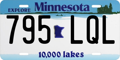 MN license plate 795LQL