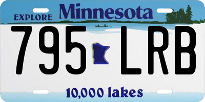 MN license plate 795LRB