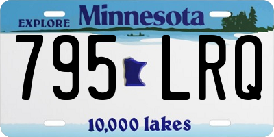 MN license plate 795LRQ
