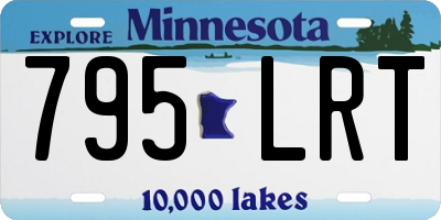 MN license plate 795LRT