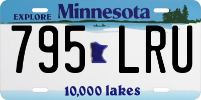 MN license plate 795LRU