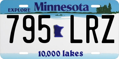 MN license plate 795LRZ