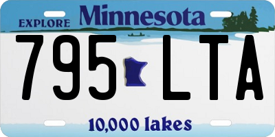 MN license plate 795LTA