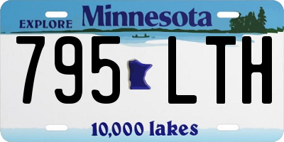 MN license plate 795LTH