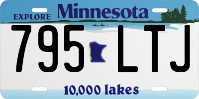 MN license plate 795LTJ