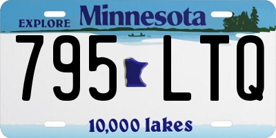 MN license plate 795LTQ