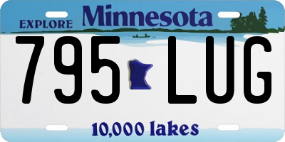 MN license plate 795LUG
