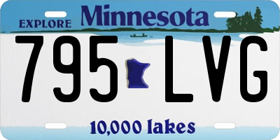 MN license plate 795LVG