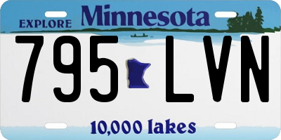 MN license plate 795LVN