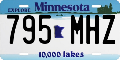 MN license plate 795MHZ