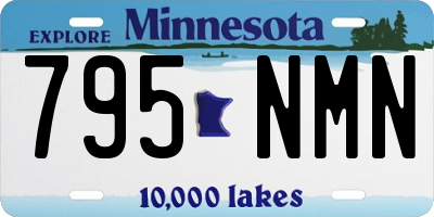 MN license plate 795NMN