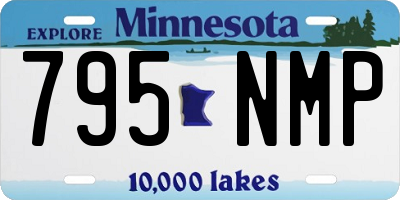MN license plate 795NMP
