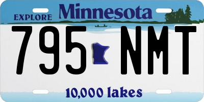 MN license plate 795NMT