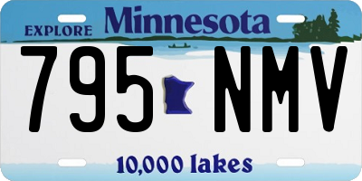 MN license plate 795NMV