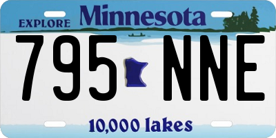 MN license plate 795NNE