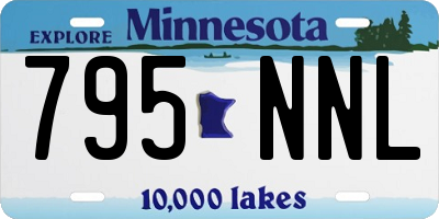 MN license plate 795NNL
