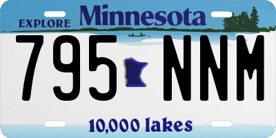 MN license plate 795NNM