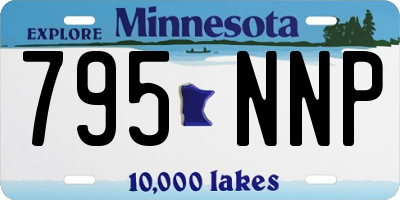 MN license plate 795NNP