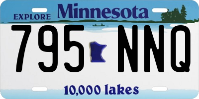 MN license plate 795NNQ