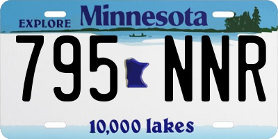 MN license plate 795NNR