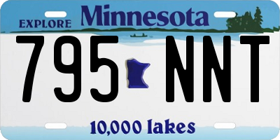 MN license plate 795NNT