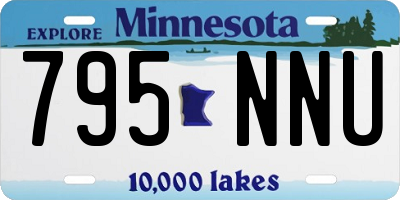 MN license plate 795NNU