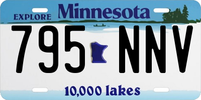 MN license plate 795NNV