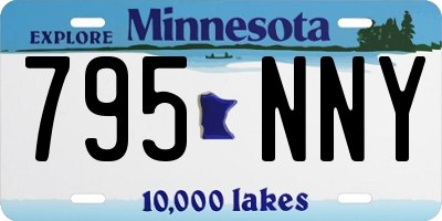 MN license plate 795NNY