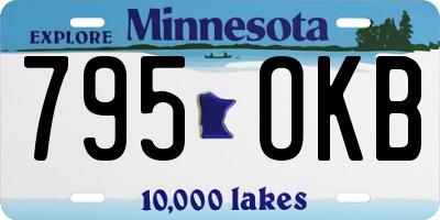 MN license plate 795OKB