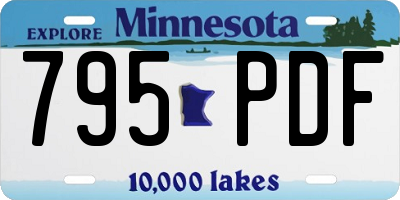 MN license plate 795PDF